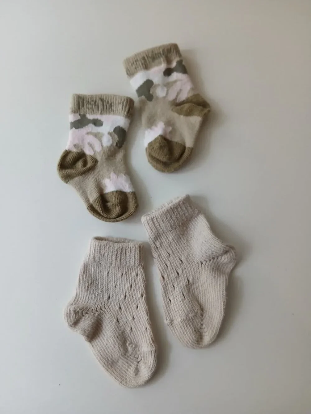 Cotton Baby Socks - 3 months